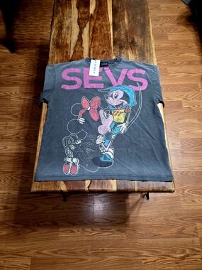 Triple 7's Miami Graphic Tee with Pink 'SEVS' Logo